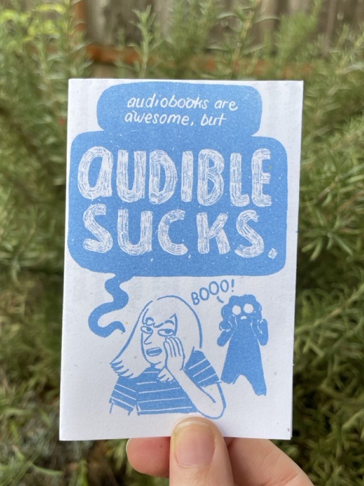 Mini zine: Audible Sucks